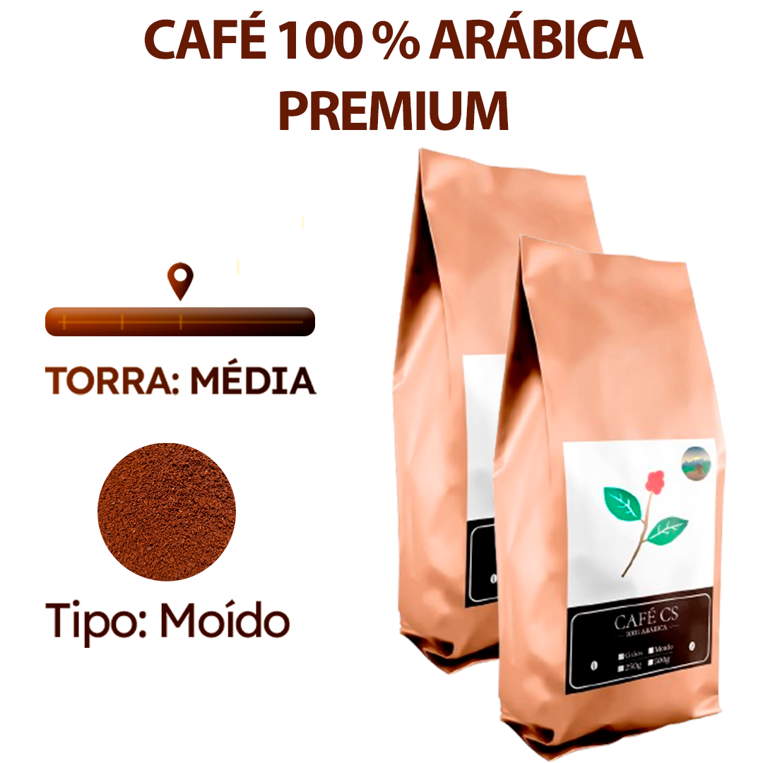 Café CS Premium 100% Arábica –  (Moído | Torra Média)